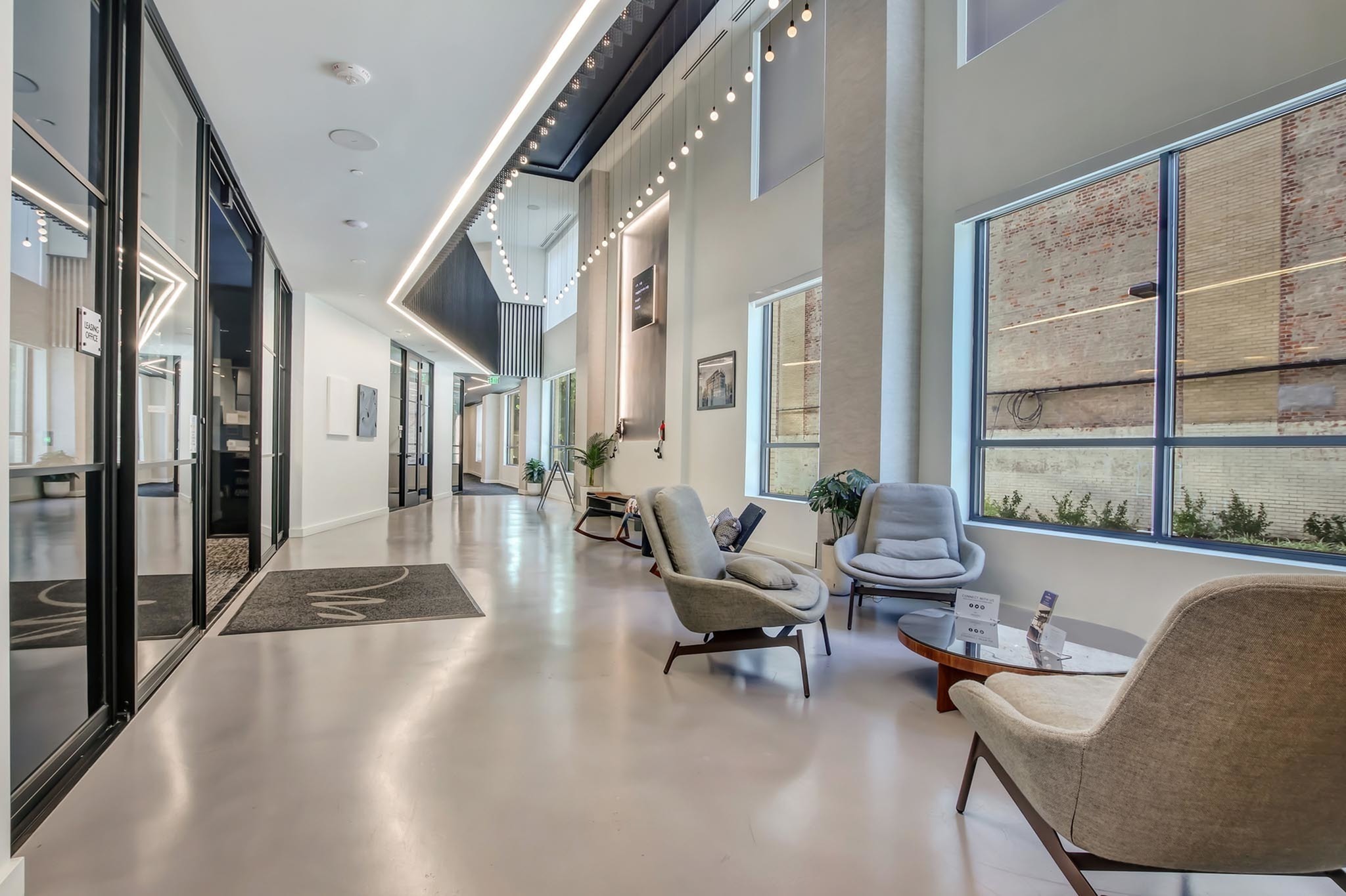 stylish amenity spaces at modera new rochelle apartments