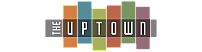 Vibrant logo design for The Uptown featuring colorful vertical bars and modern typography.