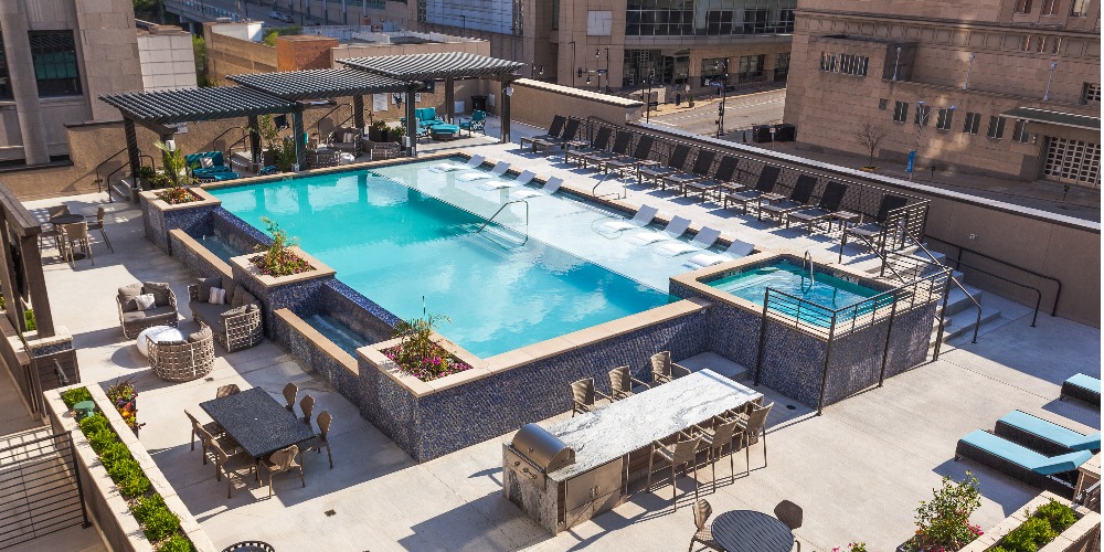 Pool | Apartments In Kansas City Mo | The Power & Light Building