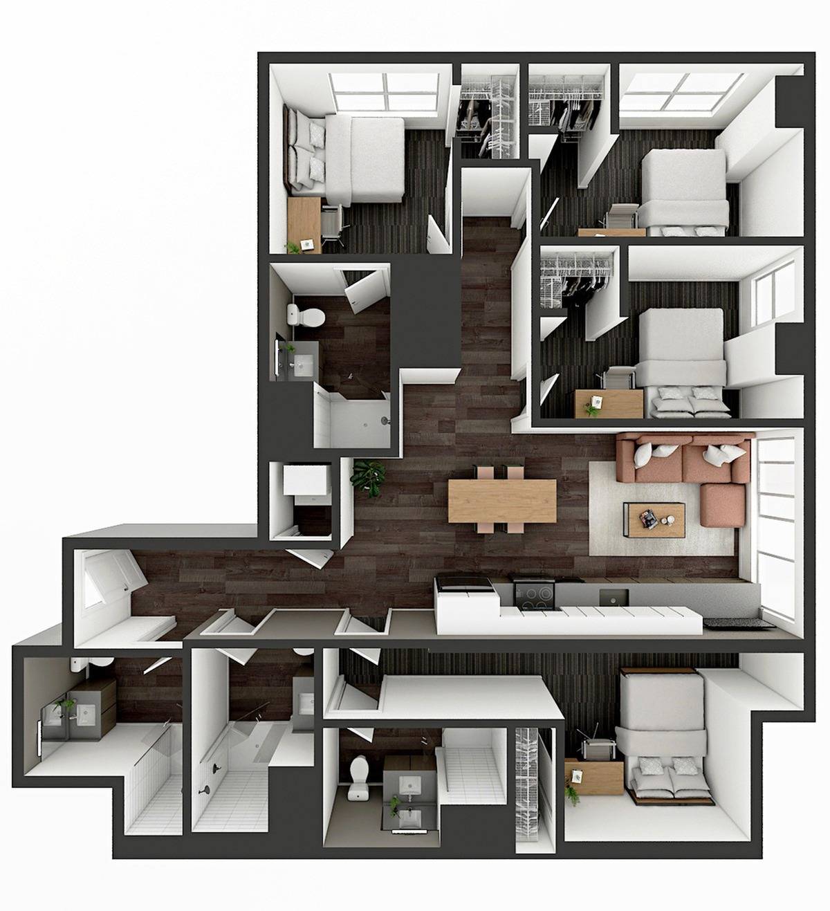 The Dean Campustown Apartment Rentals