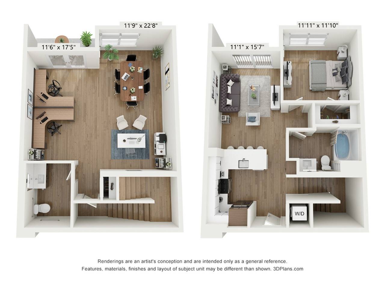 SK1 1 Bed Apartment The Townsend