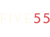 FIVE55 logo with bold typography in a modern design.