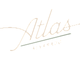 Elegant Atlas Alvarado logo with a sophisticated, flowing design.