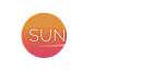 sunset lake logo white