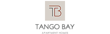 Modern logo design for Tango Bay Apartment Homes featuring contemporary initials TB in sleek lines.