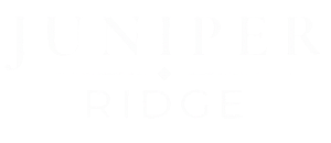 Elegant Juniper Ridge logo showcasing rustic charm and sophisticated typography.