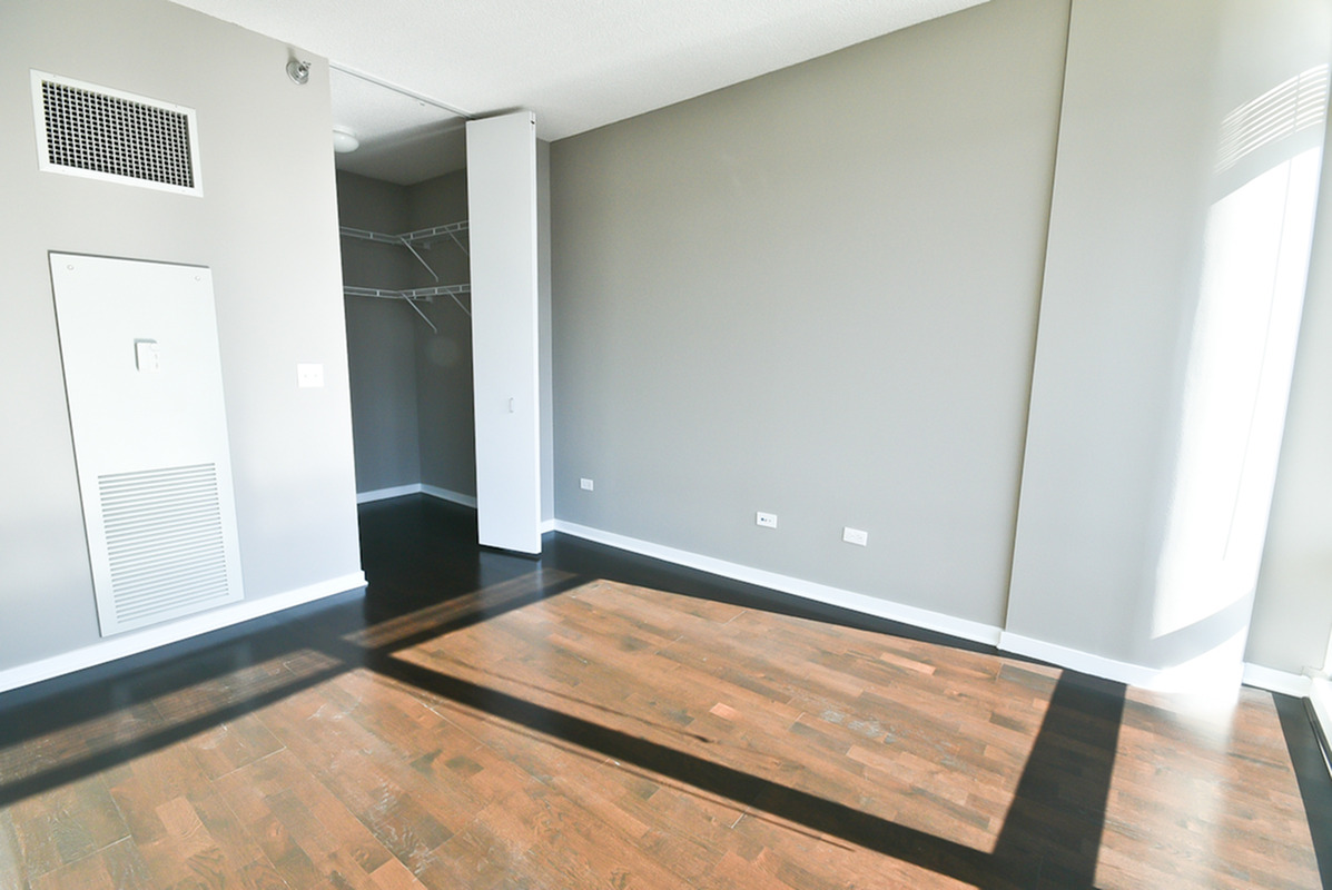 Open Closet | The Streeter Luxury Apartments