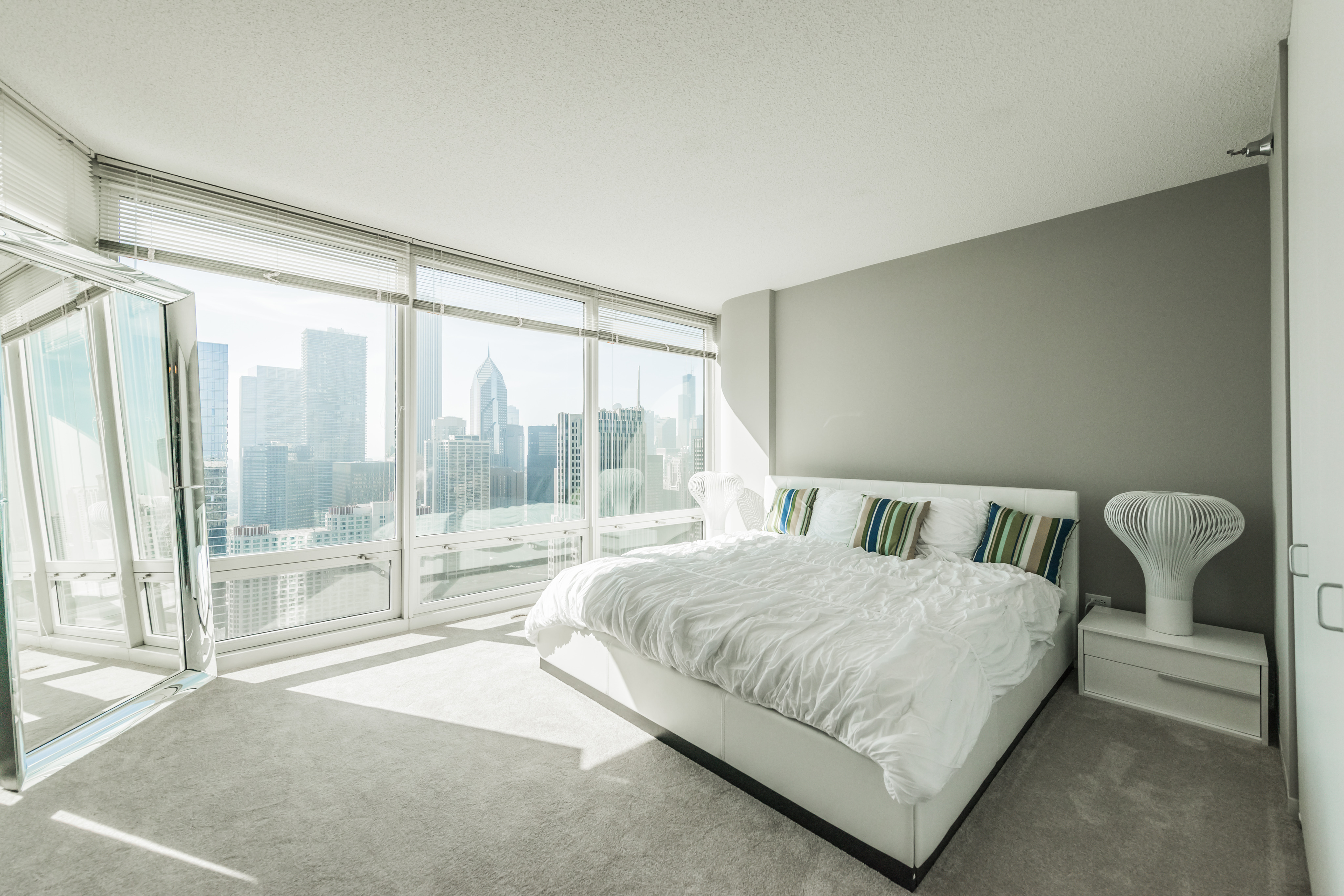 Elegant Bedroom | The Streeter Luxury Apartments