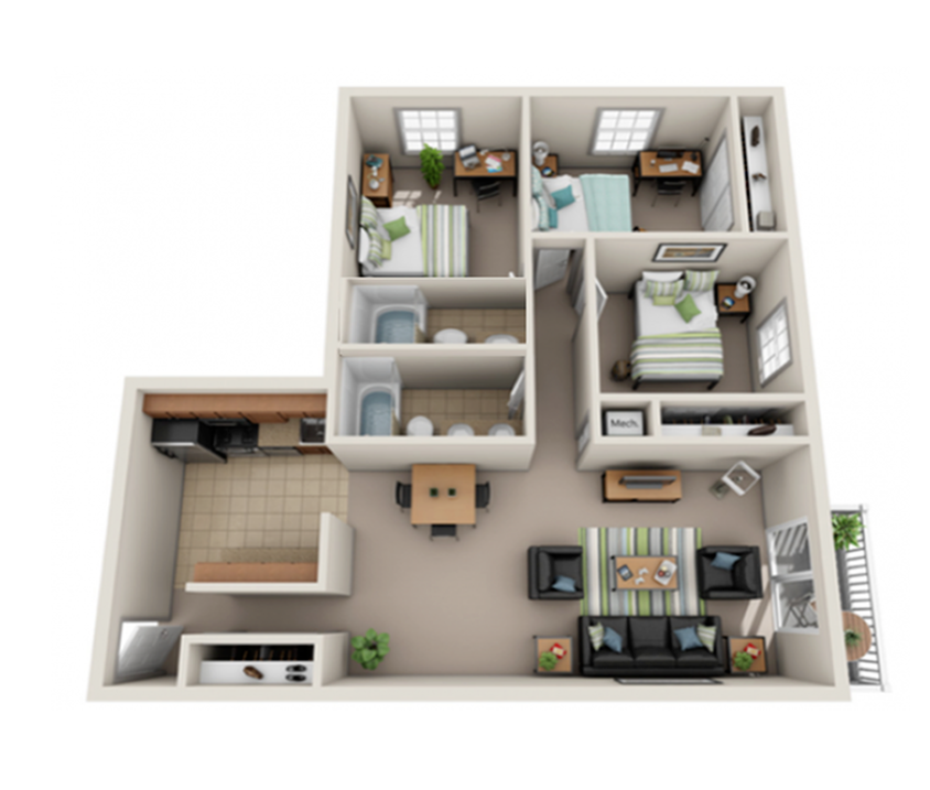 River Park/River Edge Apartment Rentals