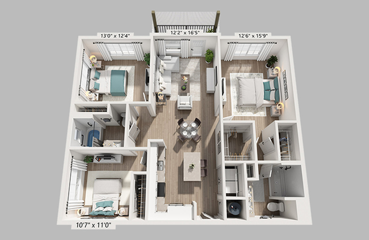 C1 Floor Plan Image