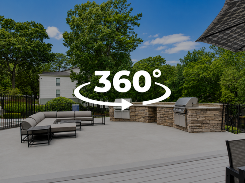 Poolside kitchen and grilling area at Avana Cumberland