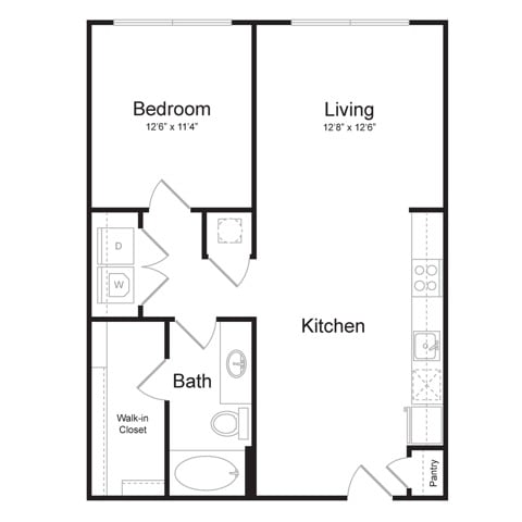 Floor plan layout diagram for A1.60