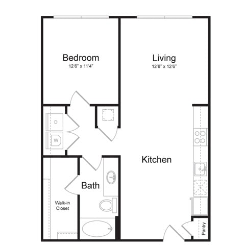 Floor plan layout diagram for A1.80