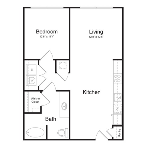 Floor plan layout diagram for A1-HC