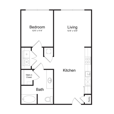 Floor plan layout diagram for A1-HC.60