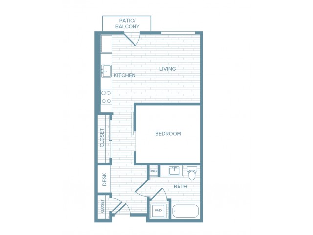 A13 | 1 bed 1 bath | from 603 square feet