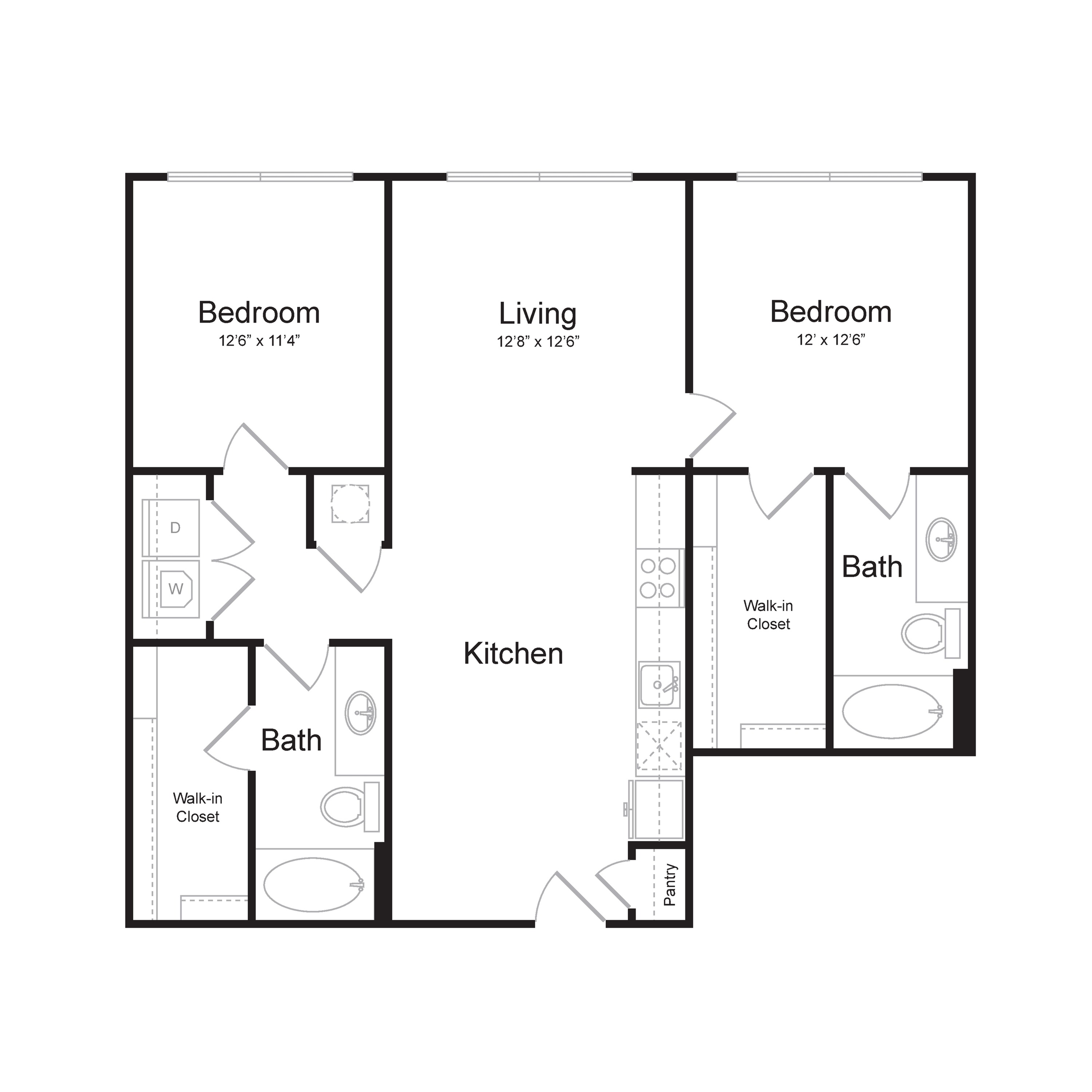 Floor plan layout diagram for B1.60