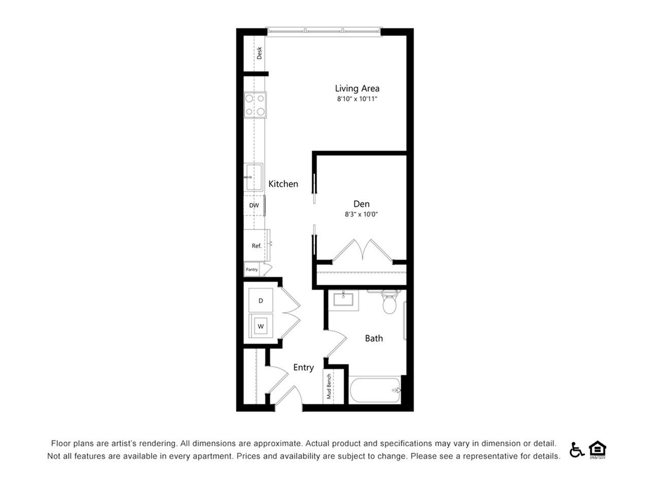 Floor plan layout diagram for S2-ANSI A