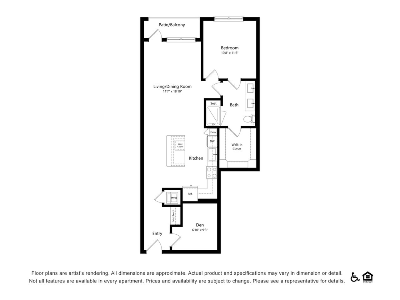 Floor plan layout diagram for A3