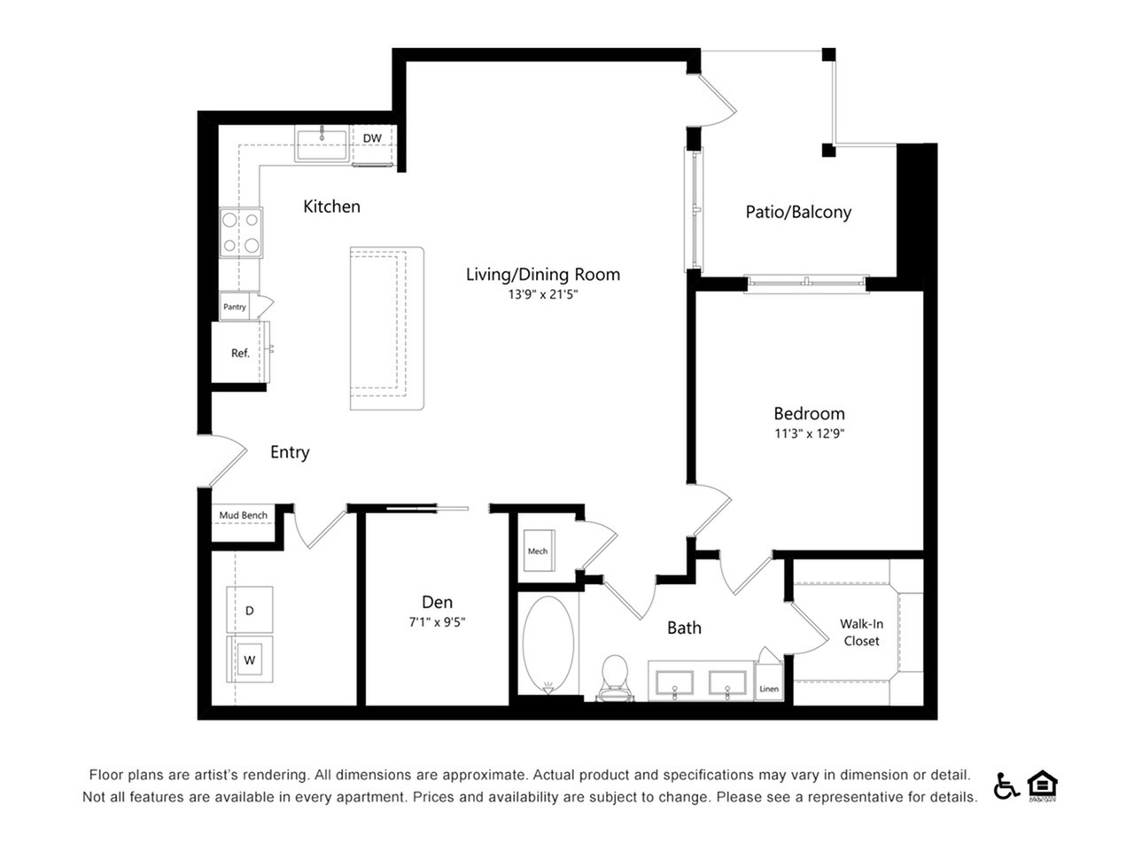Floor plan layout diagram for A5