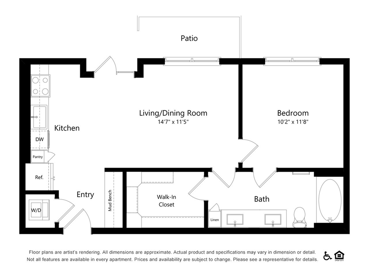 Floor plan layout diagram for F2