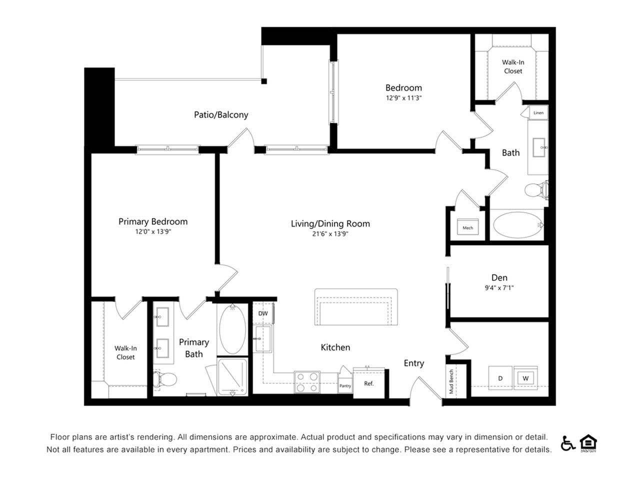 Floor plan layout diagram for B3