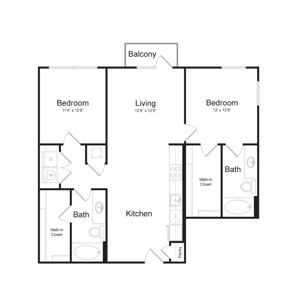 B1A.60 2 Bed Apartment Birchway Perry Road