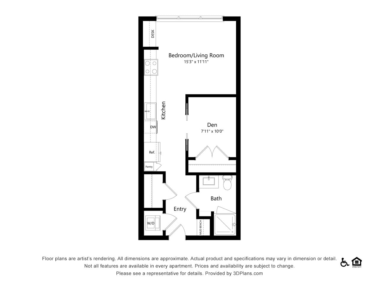 Floor plan layout diagram for S3
