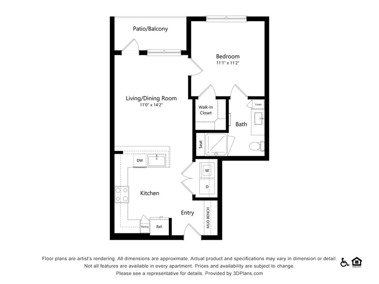 Floor plan layout diagram for A0