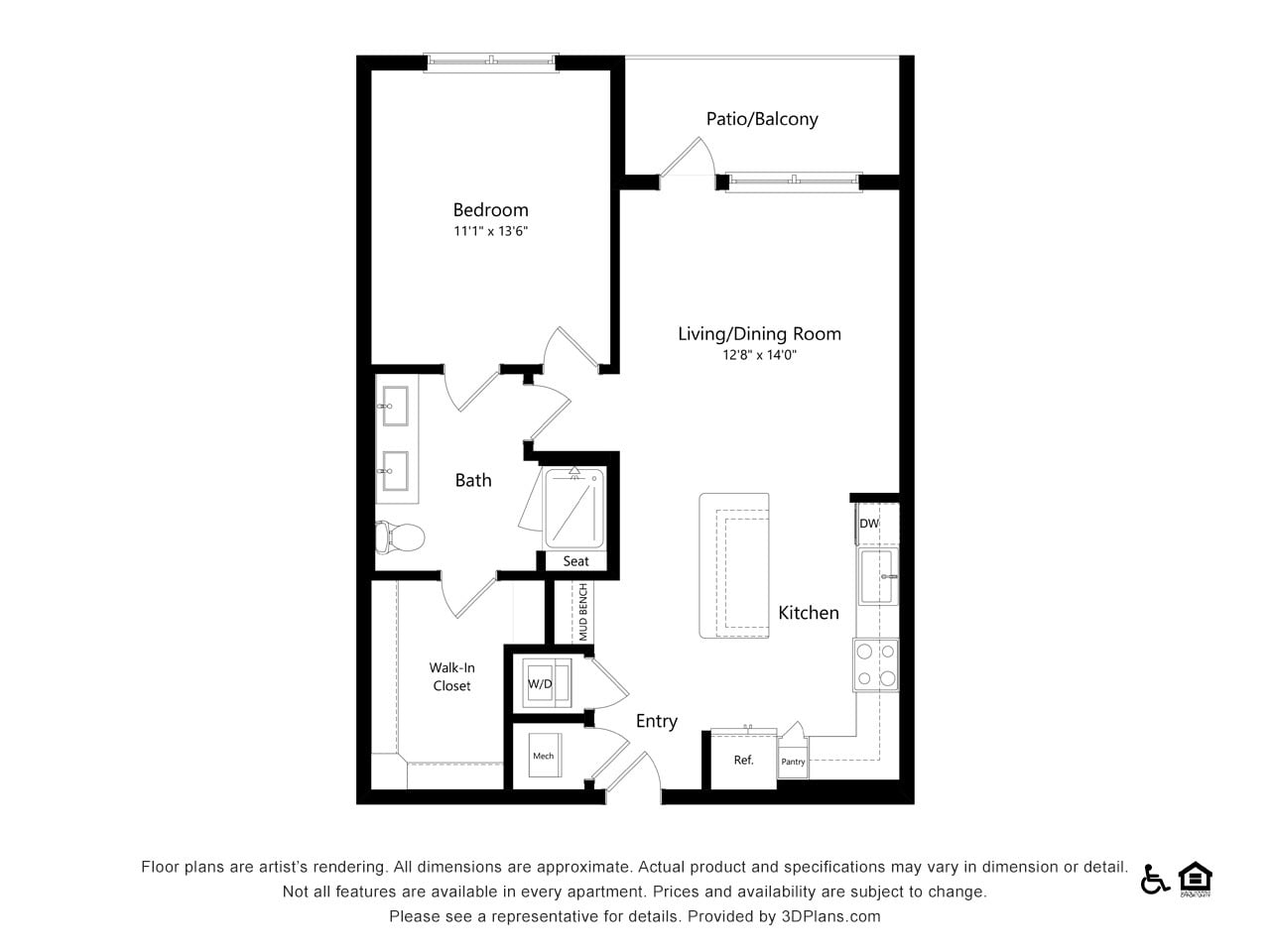 Floor plan layout diagram for A2