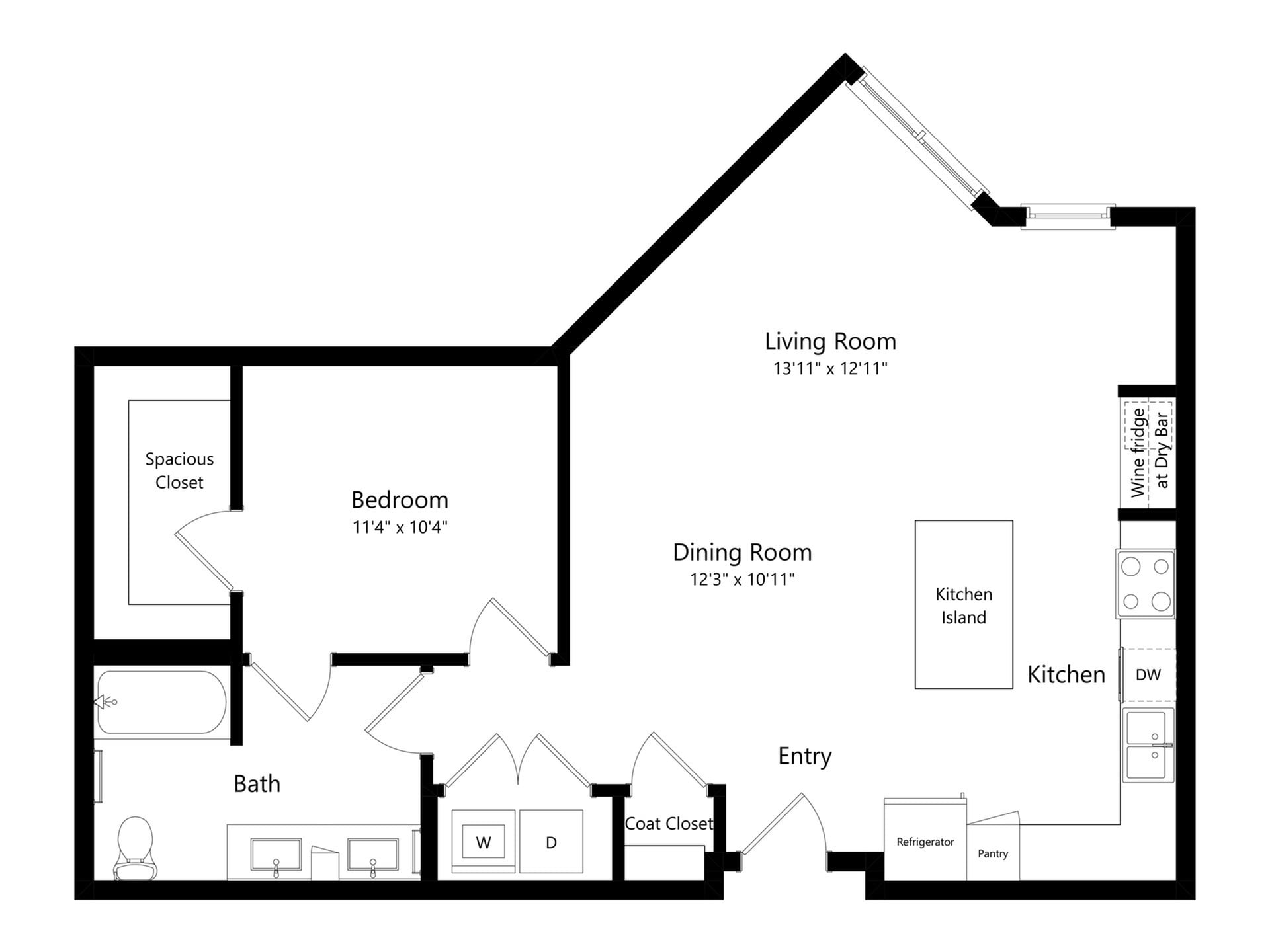 Floor plan layout diagram for S-2