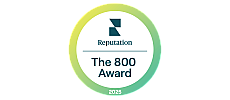 2025 Reputation 800 Award Logo