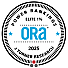 Prestigious ORA badge for Power Rankings Elite 1% in 2025 by J Turner Research.