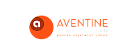 Vibrant Aventine Fort Totten logo showcasing modern urban living in an eye-catching design.