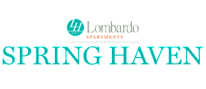 Elegant logo for Spring Haven Apartments by Lombardo, featuring a modern and inviting design.