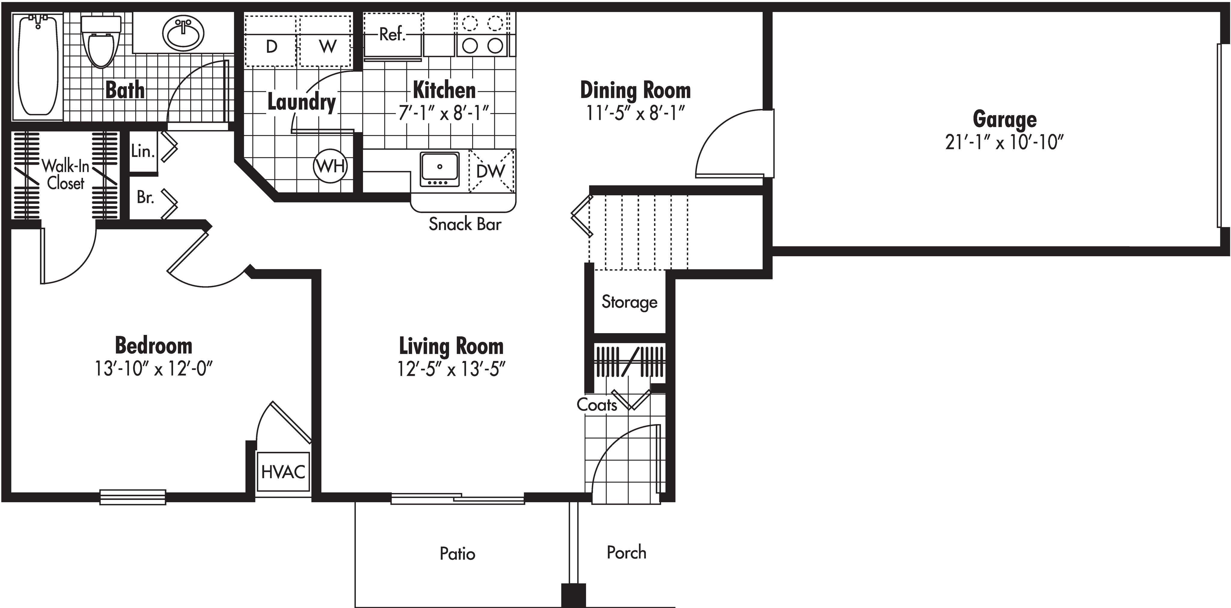 Bear 1 Bed Apartment Harbour Ridge Apartments