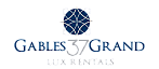 Elegant logo design of Gables 37 Grand Lux Rentals featuring a geometric star motif.