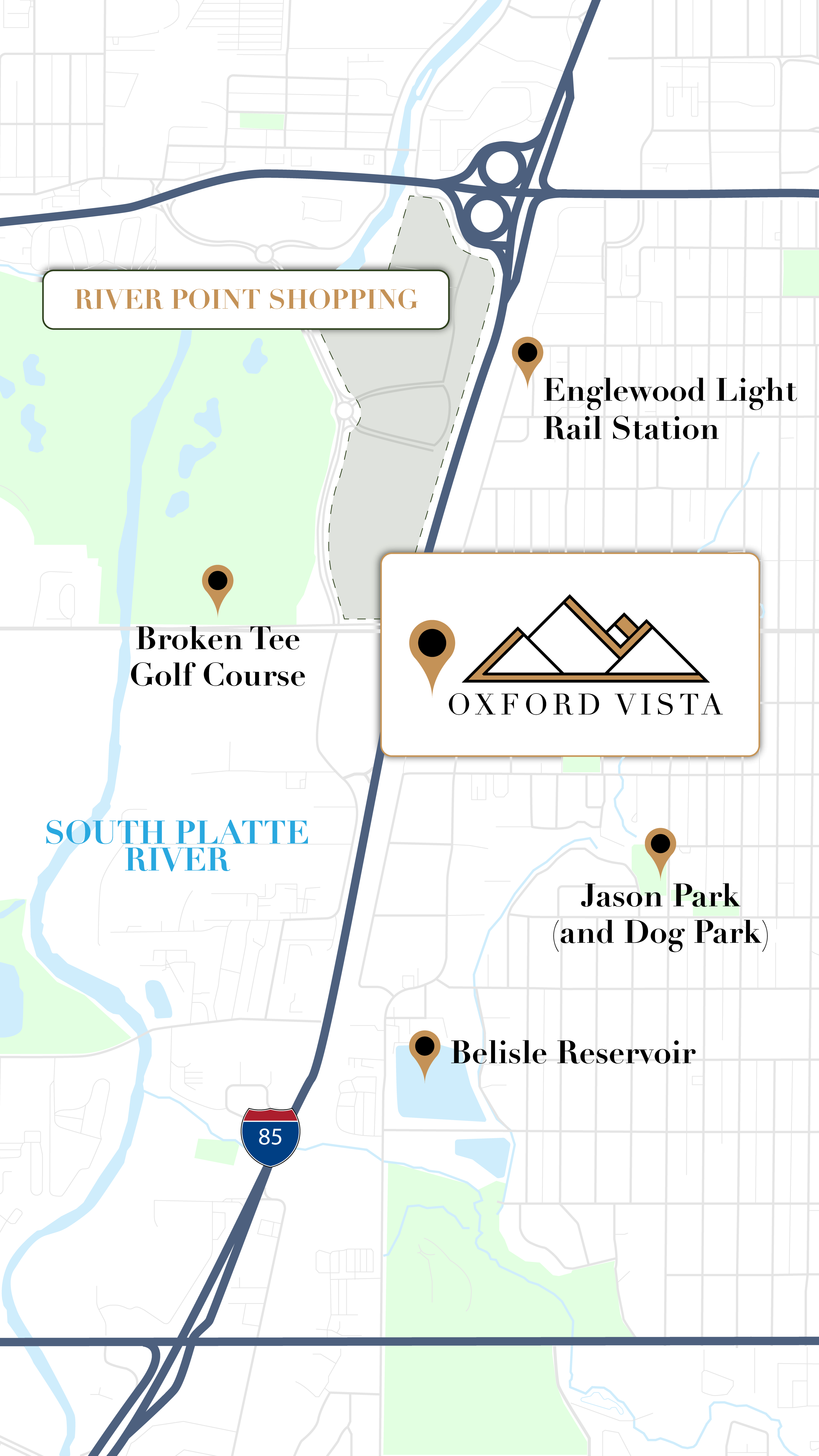 Oxford Vista Map - Mobile