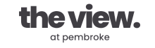 the view at pembroke full width logo text