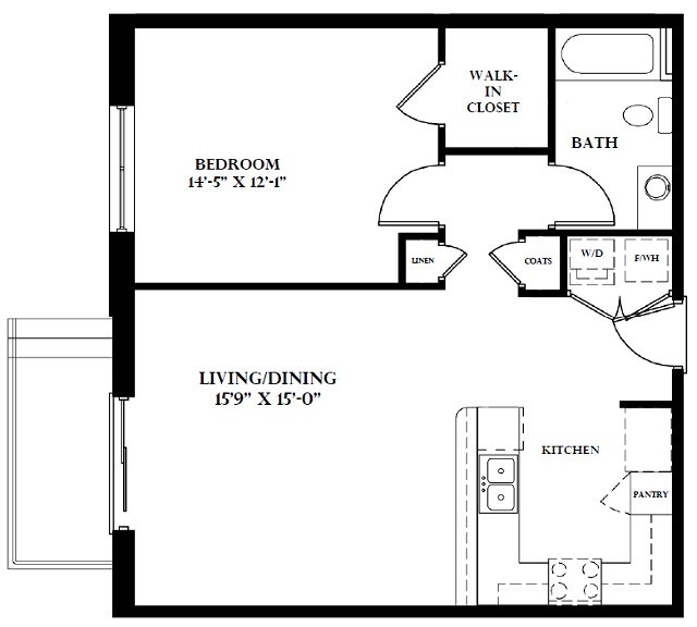 1 Bedroom Apartments Heritage at Settlers Landing