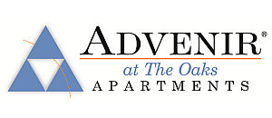 Elegant Advenir Apartments logo showcasing modern and upscale living.