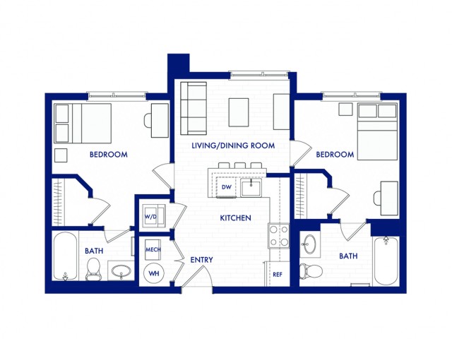 The Walker 2x2_floor_plan