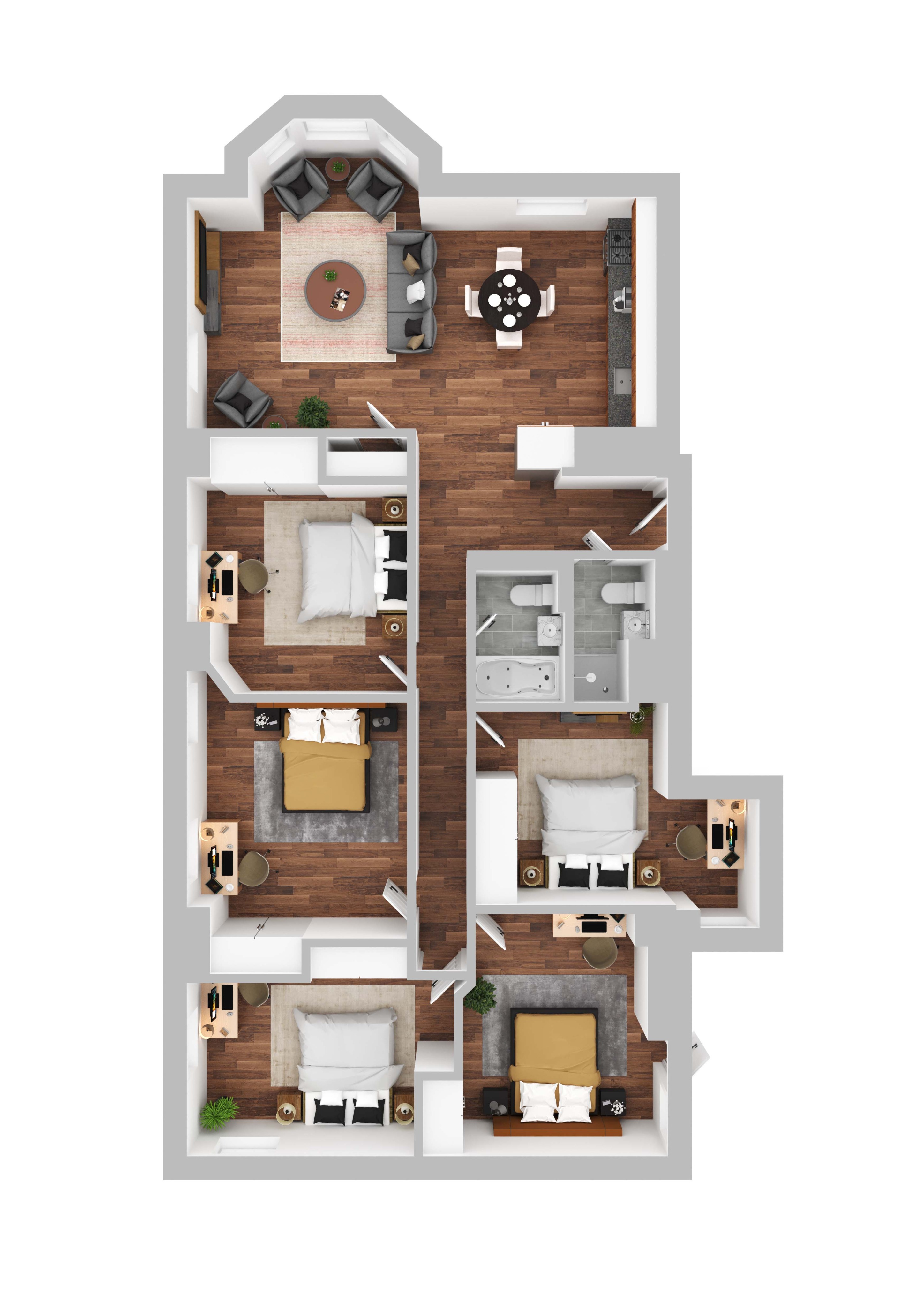 5 BR A_floor_plan