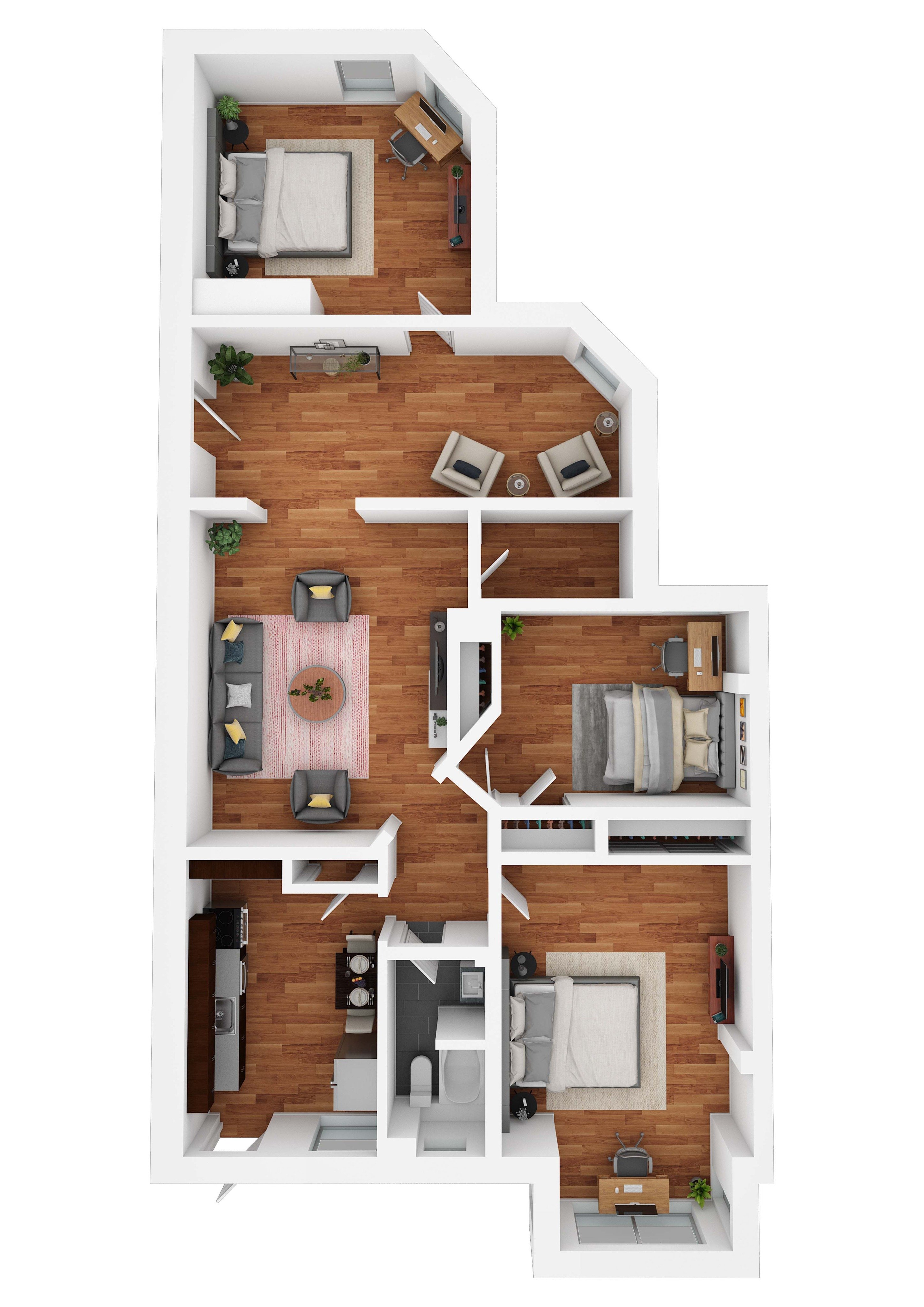 3 BR E2