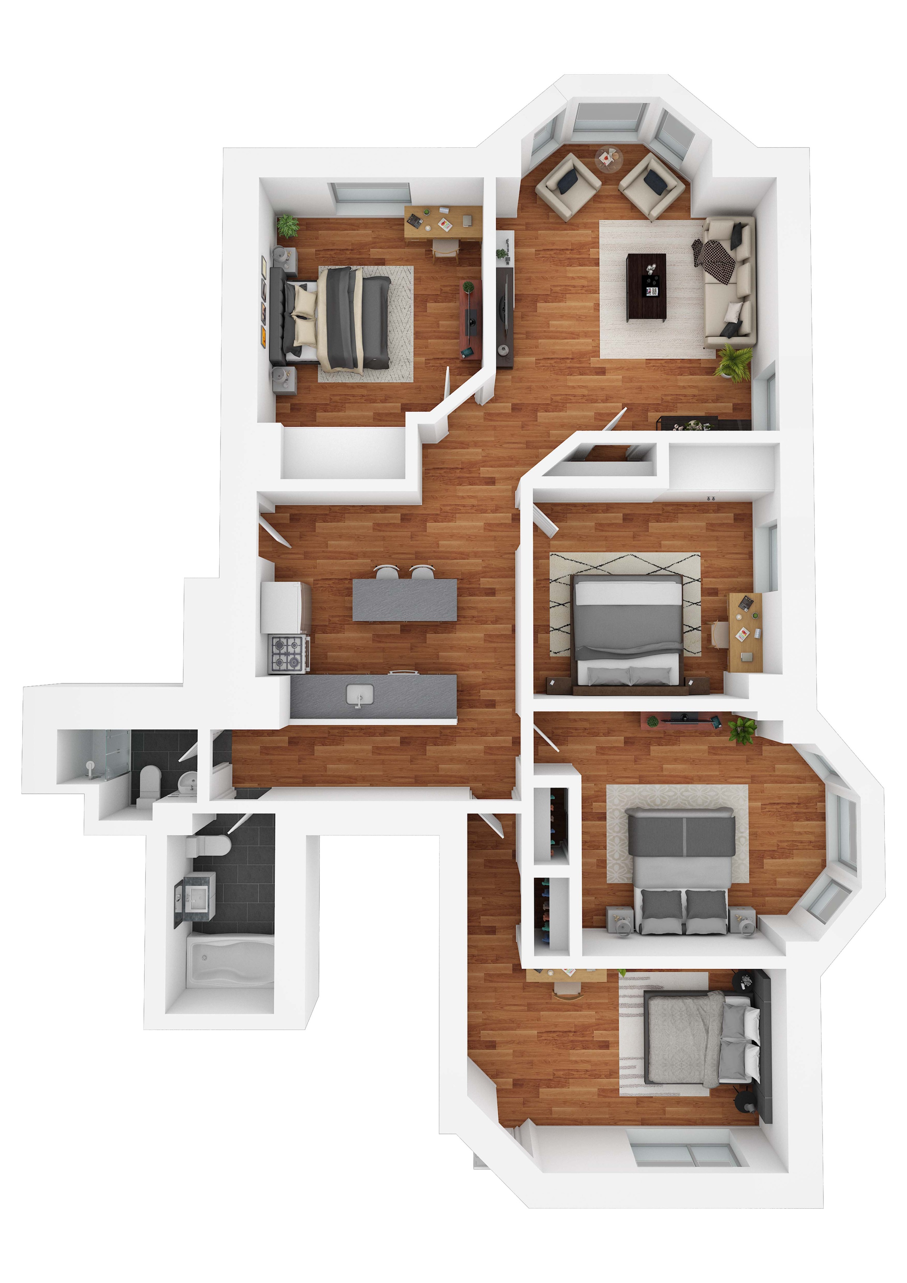 4 BR A_floor_plan