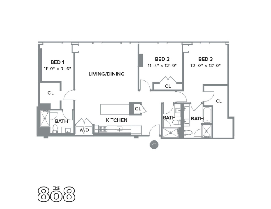 3 Bed 3 Bath Penthouse with Terrace_floor_plan
