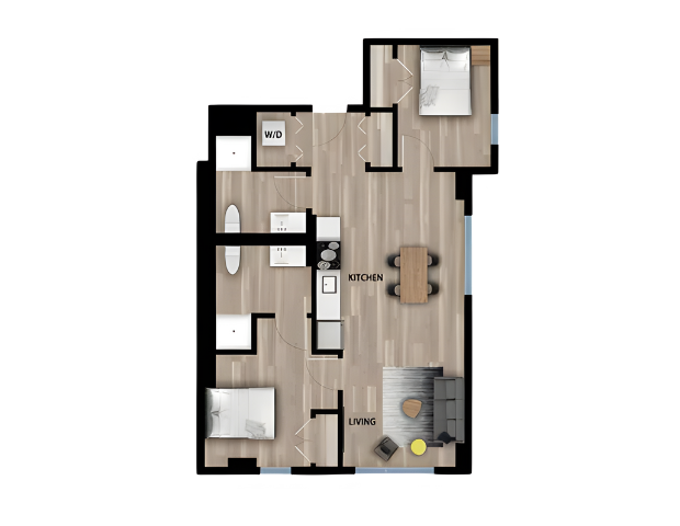 2 Bed 2 Bath_floor_plan