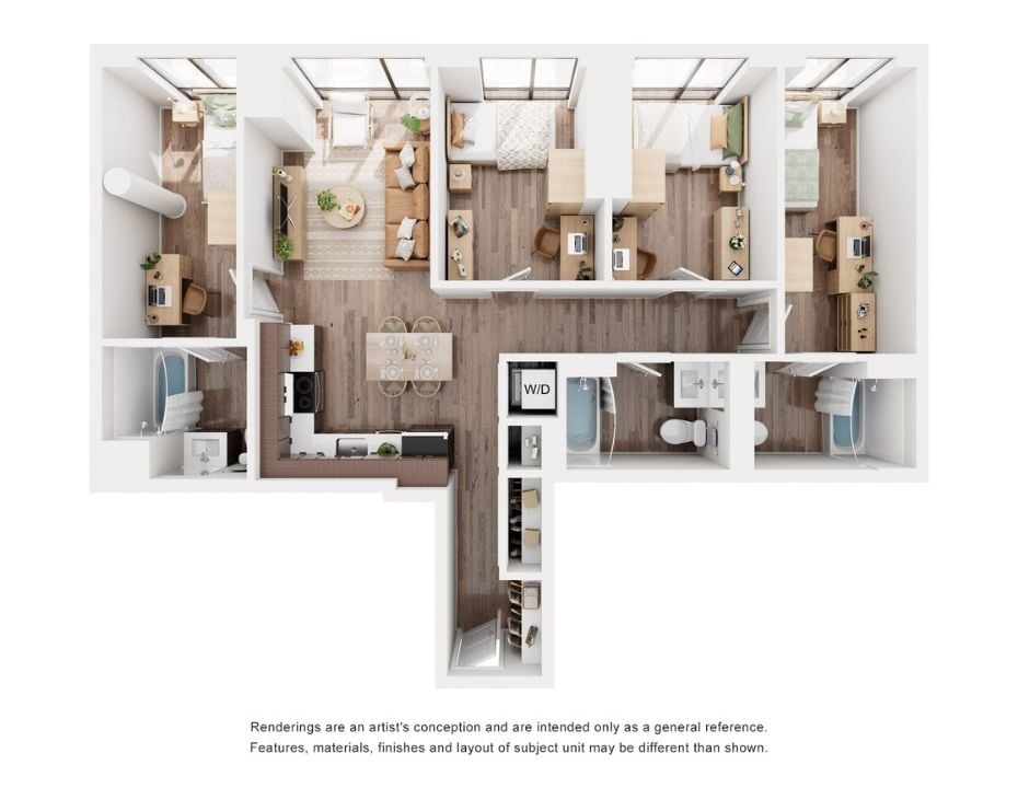 D3 Private Bedroom_floor_plan