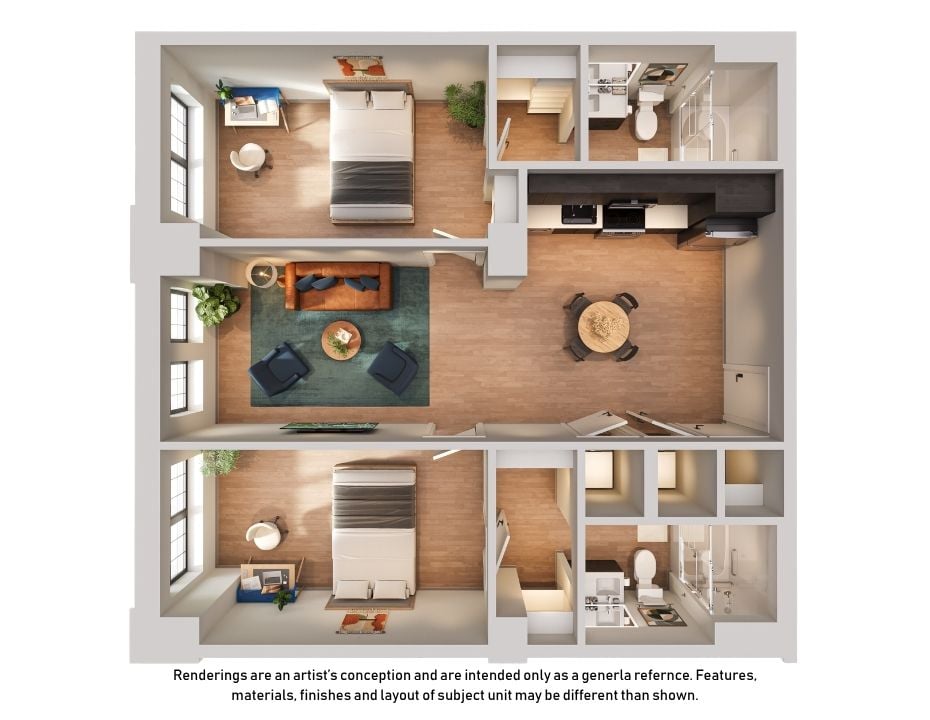 2x2B_floor_plan