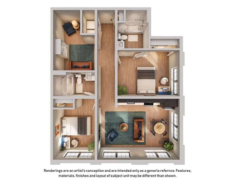 2x2H + Den_floor_plan